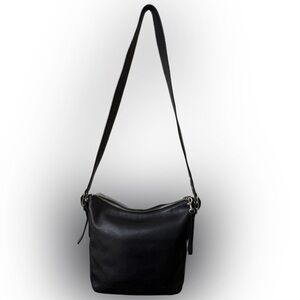 Vintage Coach #Black Crossbody Bag
